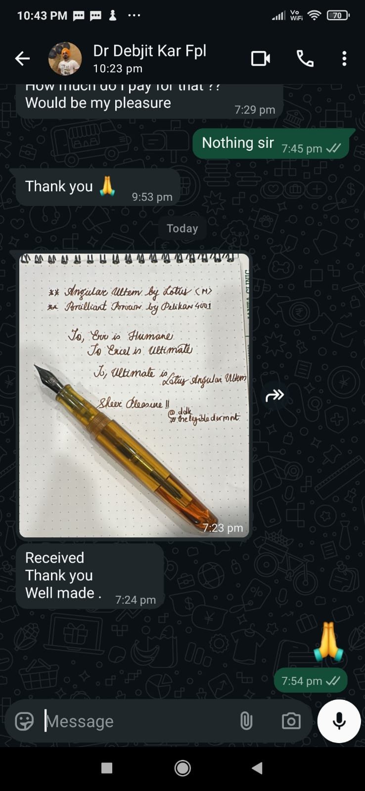 D Debjit Kar, Odisha- Lotus Angular review