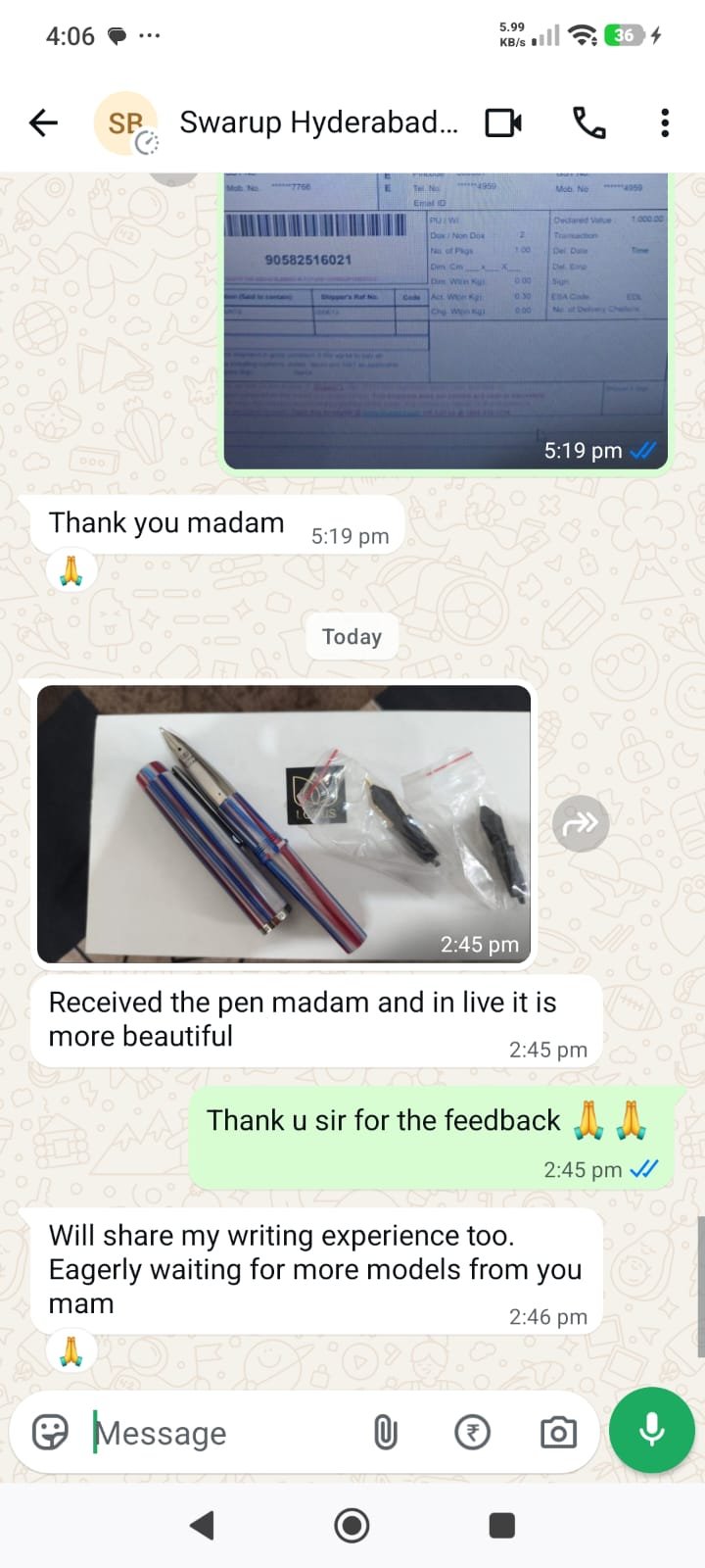 Swarup, Hyderabad- Lotus Titan review