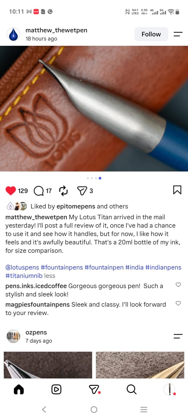 Gore Matthew, The Wet Pens, USA- Lotus Titan review