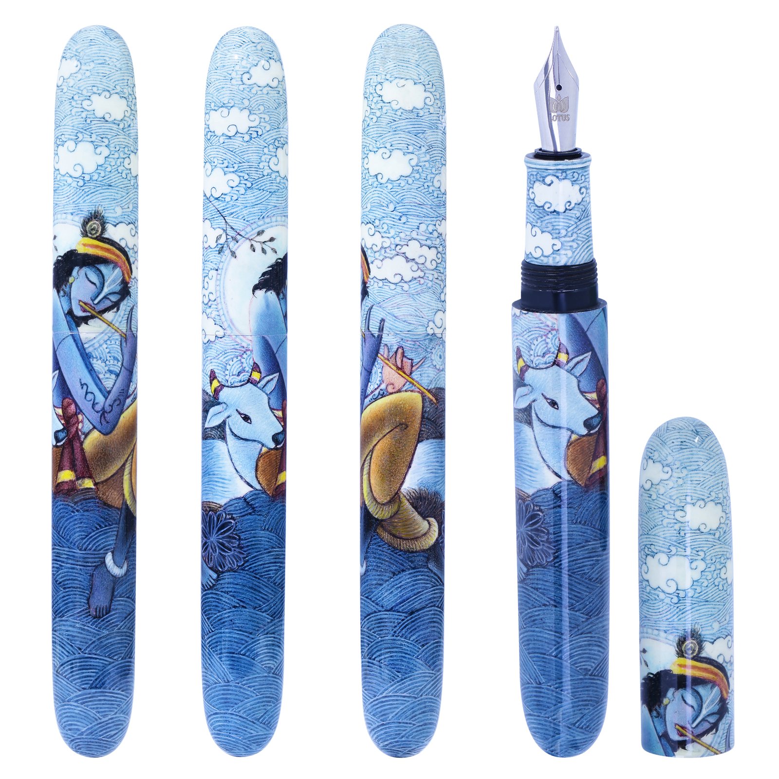 Custom Hand Painted Fountain Pens
